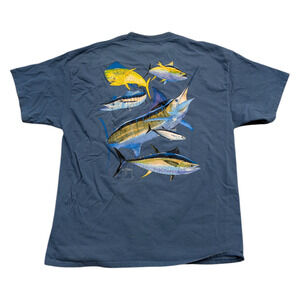 2009 Guy Harvey Grand Slam Off Shore Game Fish Short-sleeve t- shirt